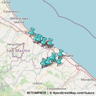 Mappa Via del Giglio, 47841 Misano Adriatico RN, Italia (10.61867)
