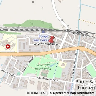 Mappa Via del borgo 35, 50060 Borgo San Lorenzo, Firenze (Toscana)