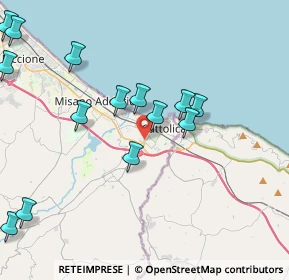 Mappa Via dei Ciclamini, 47841 Cattolica RN, Italia (4.80429)