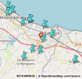 Mappa Via dei Ciclamini, 47841 Cattolica RN, Italia (2.35385)