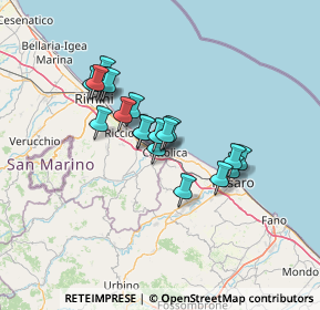 Mappa Via dei Ciclamini, 47841 Cattolica RN, Italia (10.795)