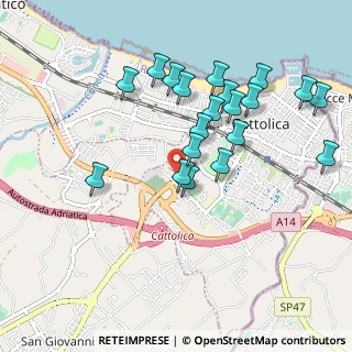 Mappa Via dei Ciclamini, 47841 Cattolica RN, Italia (0.962)