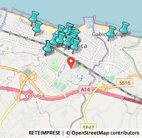 Mappa Via Prampolini, 47841 Cattolica RN, Italia (0.86)