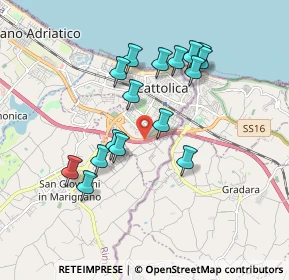Mappa SS 16 Adriatica, 47841 Cattolica RN (1.70125)