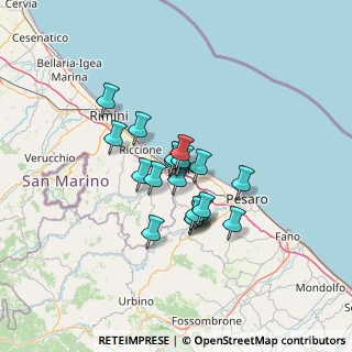 Mappa SS 16 Adriatica, 47841 Cattolica RN (9.21105)