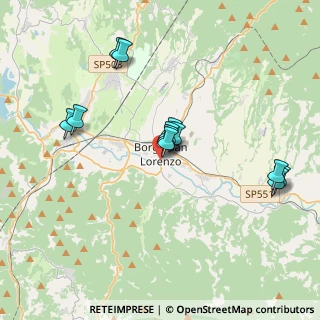 Mappa Via Caduti di Montelungo, 50032 Borgo San Lorenzo FI, Italia (3.58667)