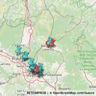 Mappa Via Caduti di Montelungo, 50032 Borgo San Lorenzo FI, Italia (18.593)