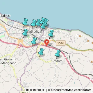 Mappa A14, 61011 Gabicce mare PU, Italia (1.74667)