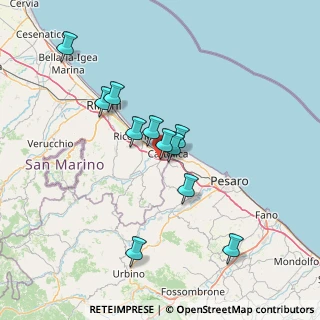 Mappa Via Gallinelli, 47841 Cattolica RN, Italia (12.83818)