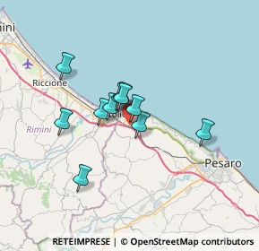 Mappa Strada Ferrata Nord, 61011 Case Badioli PU, Italia (4.91182)