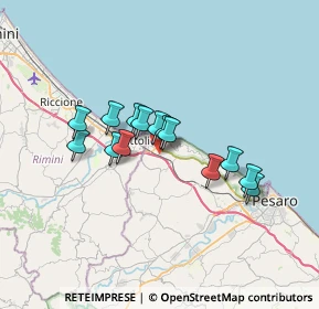 Mappa Strada Ferrata Nord, 61011 Case Badioli PU, Italia (5.20429)