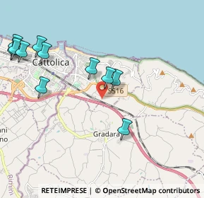 Mappa Strada Ferrata Nord, 61011 Case Badioli PU, Italia (2.44364)