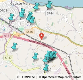 Mappa Strada Ferrata Nord, 61011 Case Badioli PU, Italia (1.2475)