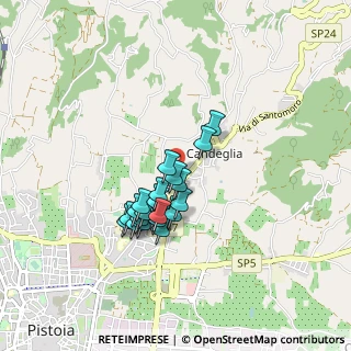 Mappa Via del Bastianaccio, 51100 Pistoia PT, Italia (0.6945)