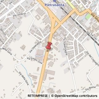 Mappa Via Arginvecchio, 55045 Pietrasanta, Lucca (Toscana)
