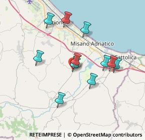 Mappa Piazza Galileo Galilei, 47843 Misano Adriatico RN, Italia (3.40545)