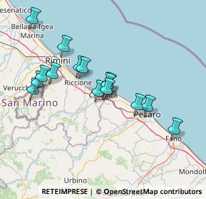 Mappa Via Vincenzo Bellini, 47841 Cattolica RN, Italia (13.72)