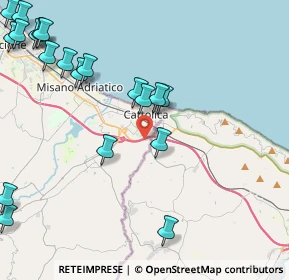 Mappa Via Vincenzo Bellini, 47841 Cattolica RN, Italia (5.798)