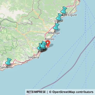 Mappa Porto turistico di Andora, 17051 Andora SV, Italia (18.49167)