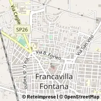 Map Francavilla Fontana