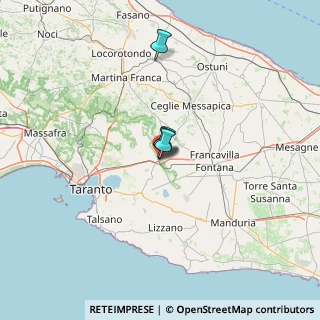 Mappa Via Antonio Canova, 74023 Grottaglie TA, Italia (30.78)