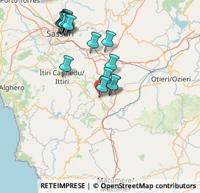 Mappa Via Fratelli Chighine, 07047 Thiesi SS, Italia (17.9105)