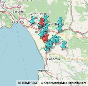 Mappa SS 18 Km 82, 84025 Eboli SA (9.52167)