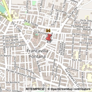 Mappa Corso Umberto I, 40, 72021 Francavilla Fontana, Brindisi (Puglia)