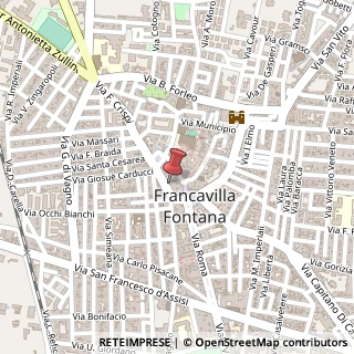 Mappa Via Garibaldi, 26, 72021 Francavilla Fontana, Brindisi (Puglia)