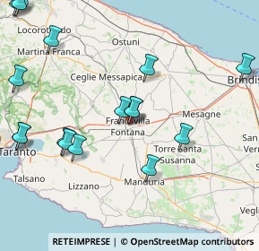 Mappa Via Gabriele D'Annunzio, 72021 Francavilla Fontana BR, Italia (21.97765)