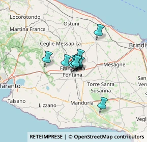 Mappa Via Gabriele D'Annunzio, 72021 Francavilla Fontana BR, Italia (5.95909)