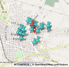Mappa Via Gabriele D'Annunzio, 72021 Francavilla Fontana BR, Italia (0.318)
