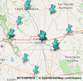 Mappa Via Gabriele D'Annunzio, 72021 Francavilla Fontana BR, Italia (7.9835)
