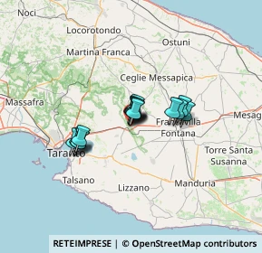 Mappa Via Tintoretto, 74023 Grottaglie TA, Italia (8.23563)