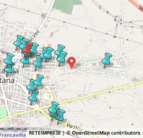 Mappa Via Generale Carlo Alberto dalla Chiesa, 72021 Francavilla Fontana BR, Italia (0.657)