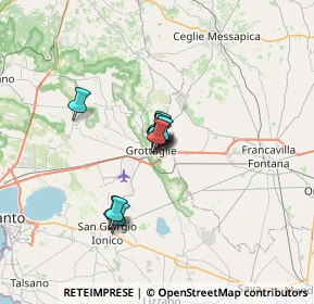 Mappa Via S. Carnevale, 74023 Grottaglie TA, Italia (3.87909)