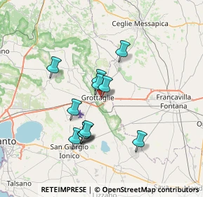 Mappa Via S. Carnevale, 74023 Grottaglie TA, Italia (6.4975)