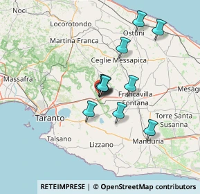 Mappa Via S. Carnevale, 74023 Grottaglie TA, Italia (10.70636)