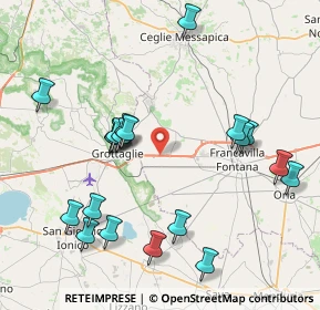 Mappa SS 7 Via Appia, 74023 Grottaglie TA (9.4485)