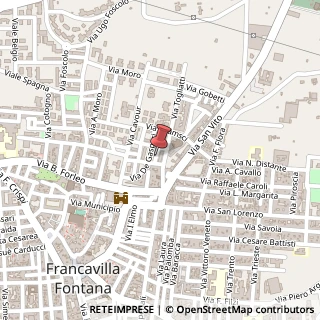 Mappa Via Giovanni Giolitti, 1, 72021 Francavilla Fontana, Brindisi (Puglia)
