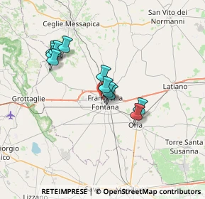 Mappa Via Fumagalli, 72021 Francavilla Fontana BR, Italia (6.14)