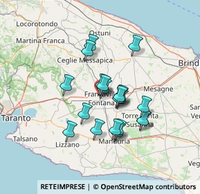 Mappa Via Fumagalli, 72021 Francavilla Fontana BR, Italia (11.436)