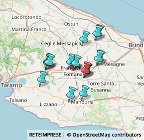 Mappa Via Fumagalli, 72021 Francavilla Fontana BR, Italia (10.495)