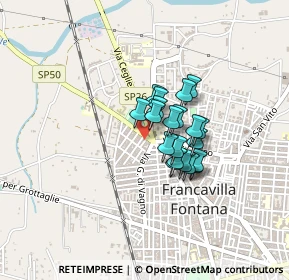 Mappa Via Fumagalli, 72021 Francavilla Fontana BR, Italia (0.2835)