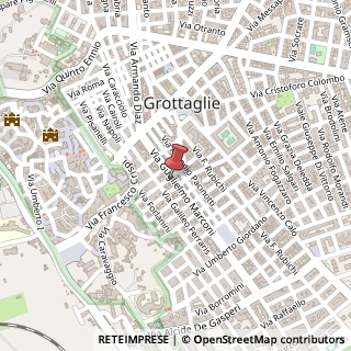 Mappa Via Guglielmo Marconi, 44, 74023 Grottaglie, Taranto (Puglia)