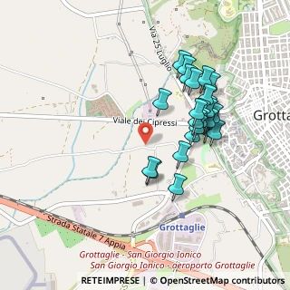 Mappa Via Strettole, 74023 Grottaglie TA, Italia (0.456)