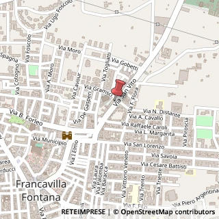 Mappa Via s. vito 136, 72021 Francavilla Fontana, Brindisi (Puglia)