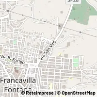 Map Francavilla Fontana