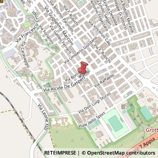 Mappa Via Alcide De Gasperi, 39/A, 74023 Grottaglie, Taranto (Puglia)