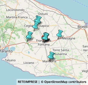 Mappa Via Balestra, 72021 Francavilla Fontana BR, Italia (8.78)